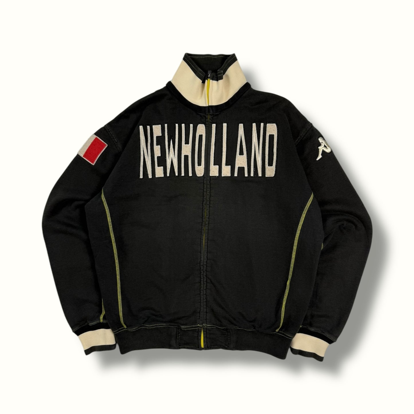 Vintage Kappa New Holland spell out track top (L)