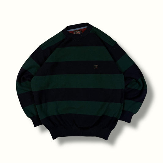 Vintage Paul & Shark striped knit sweater (L)