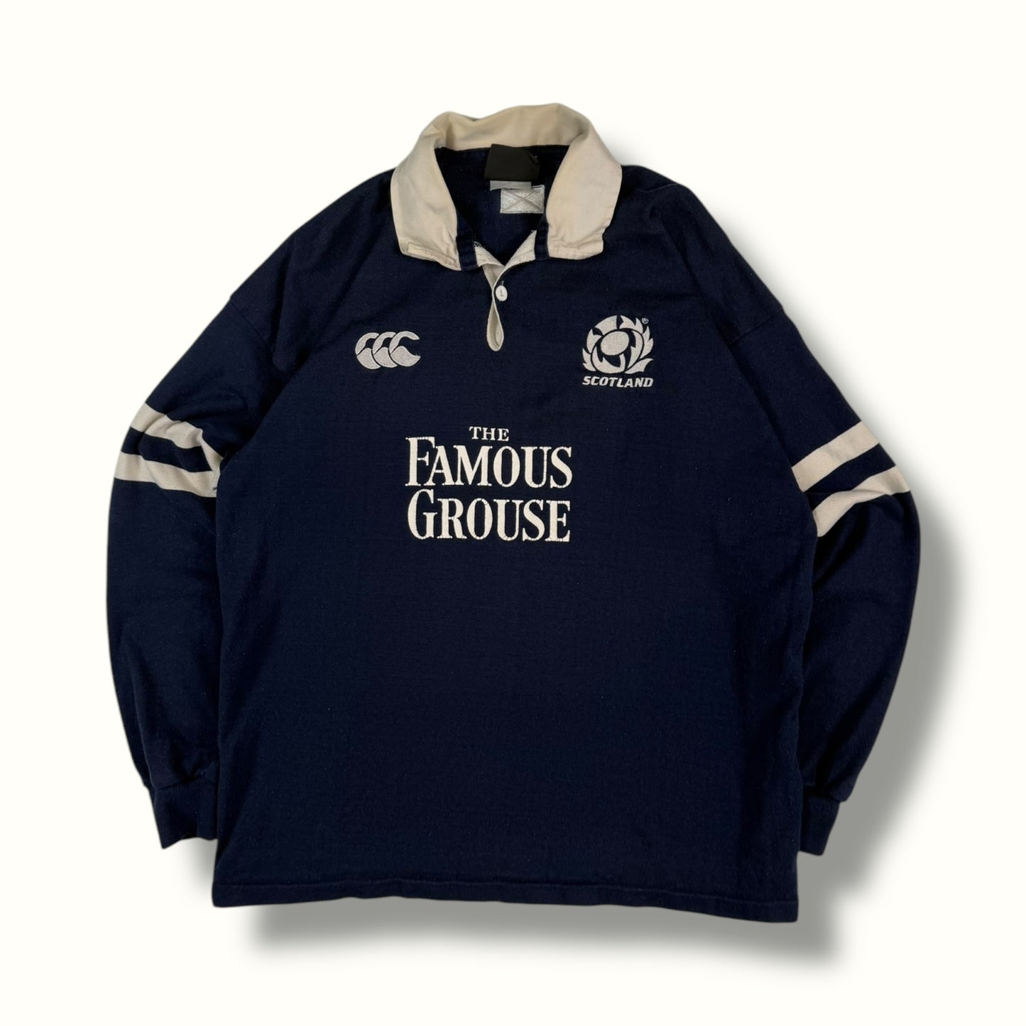 Vintage Scotland 2002-05 Canterbury rugby shirt (L)