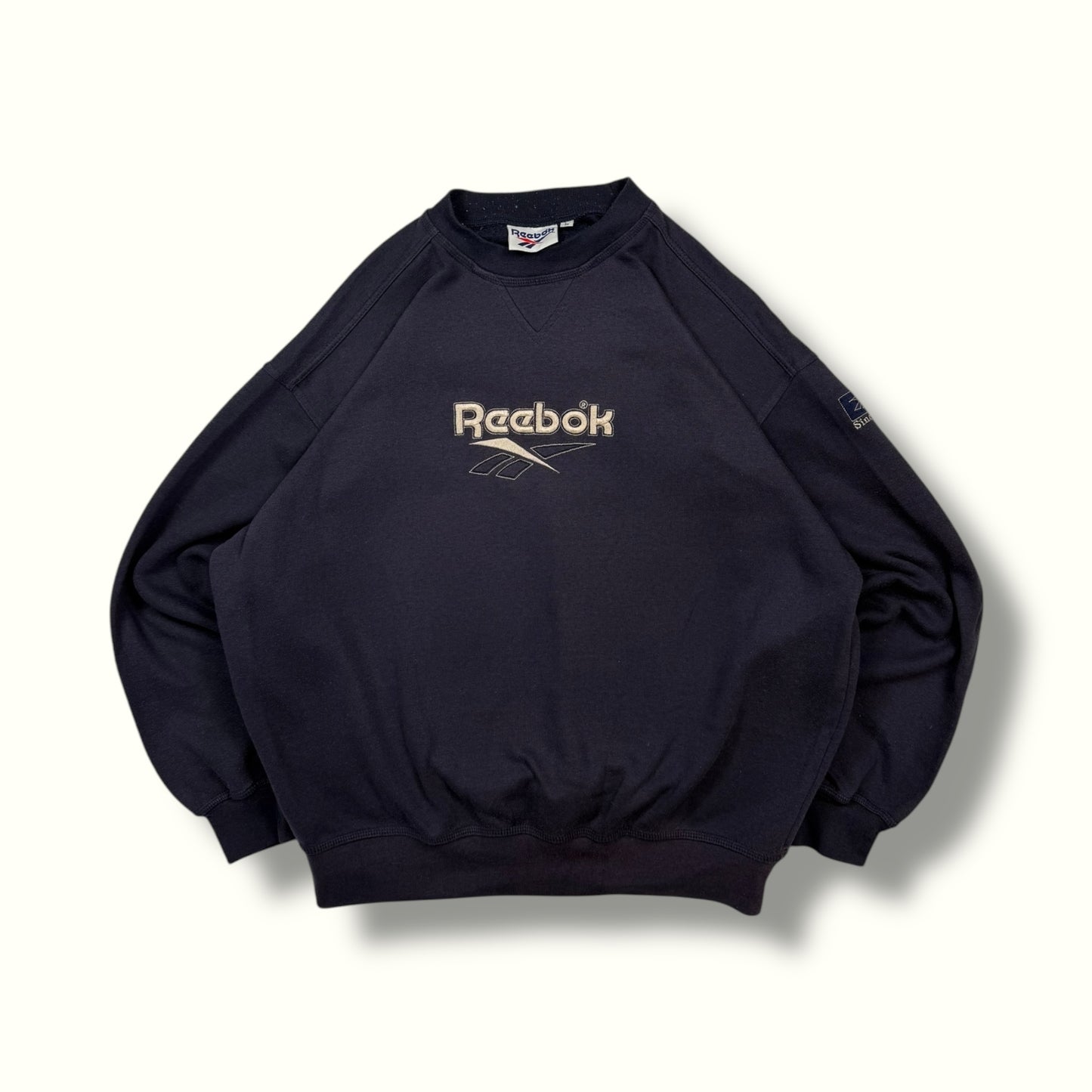 Vintage 90s Reebok spell out sweatshirt (L)
