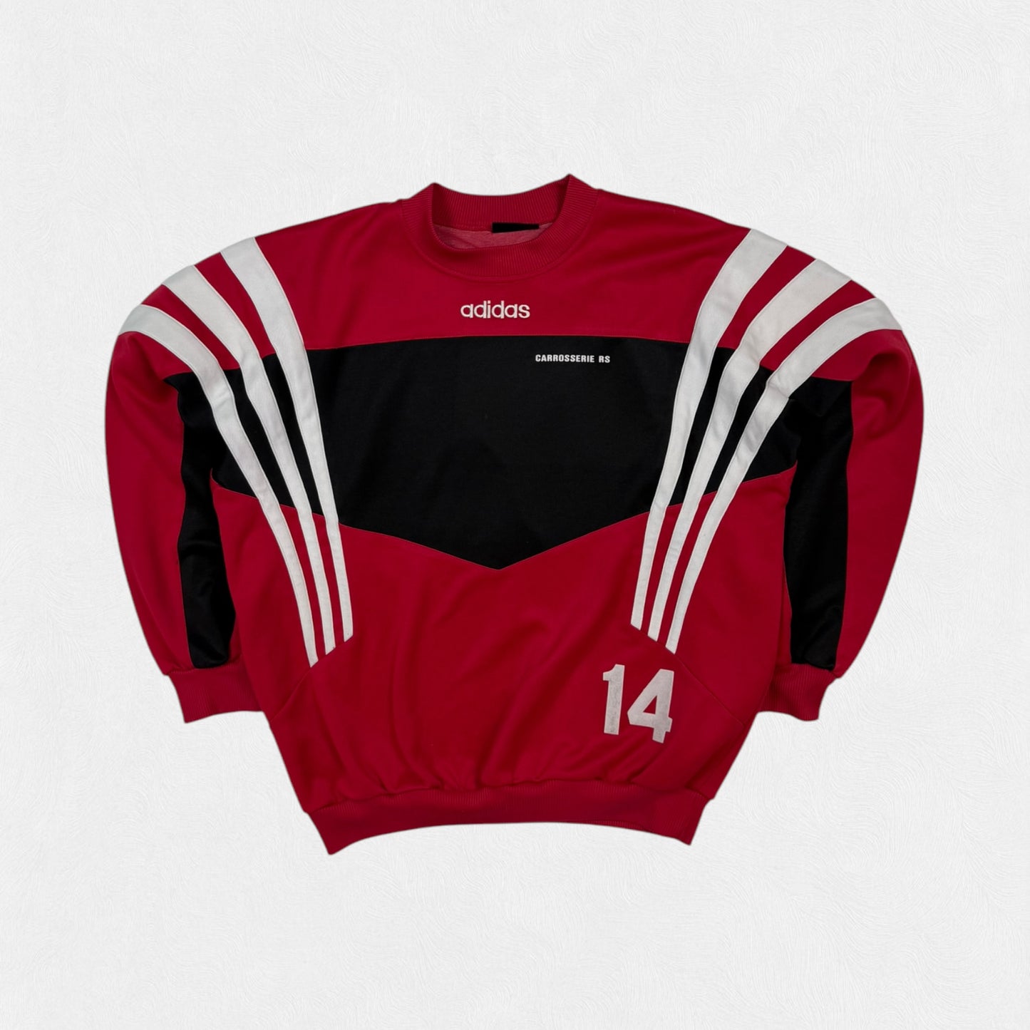 Vintage 90s Adidas colour block sweatshirt (M)