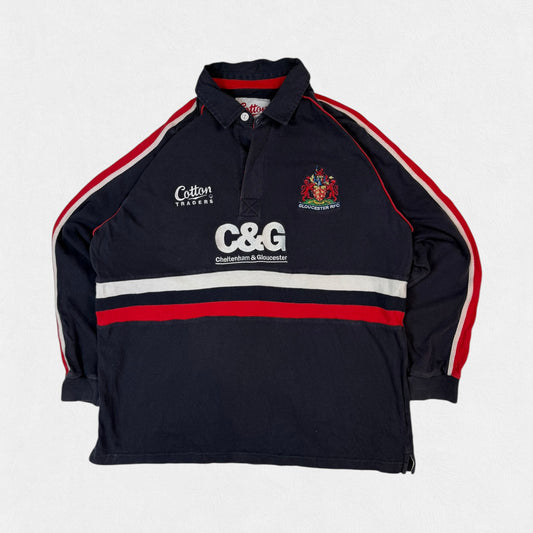 Vintage Gloucester 2003-05 Cotton Traders away rugby shirt (XL)