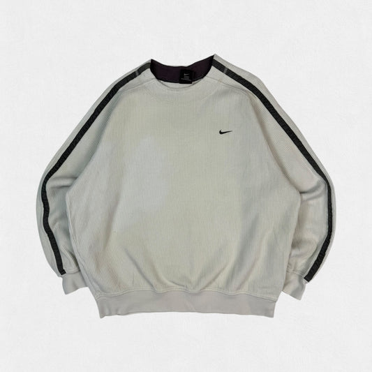 Vintage Nike mini swoosh side stripe sweatshirt (L)