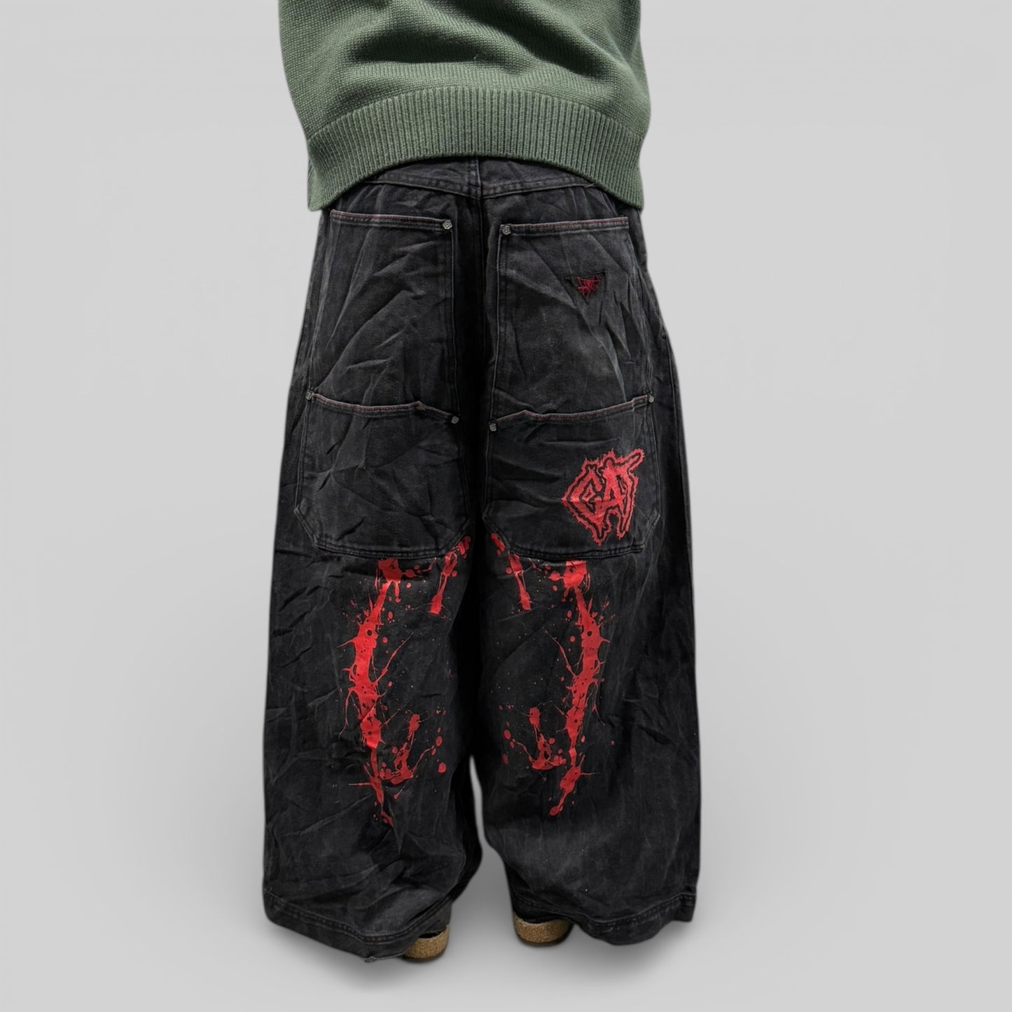 Vintage Super baggy hip hop Jeans (W32)