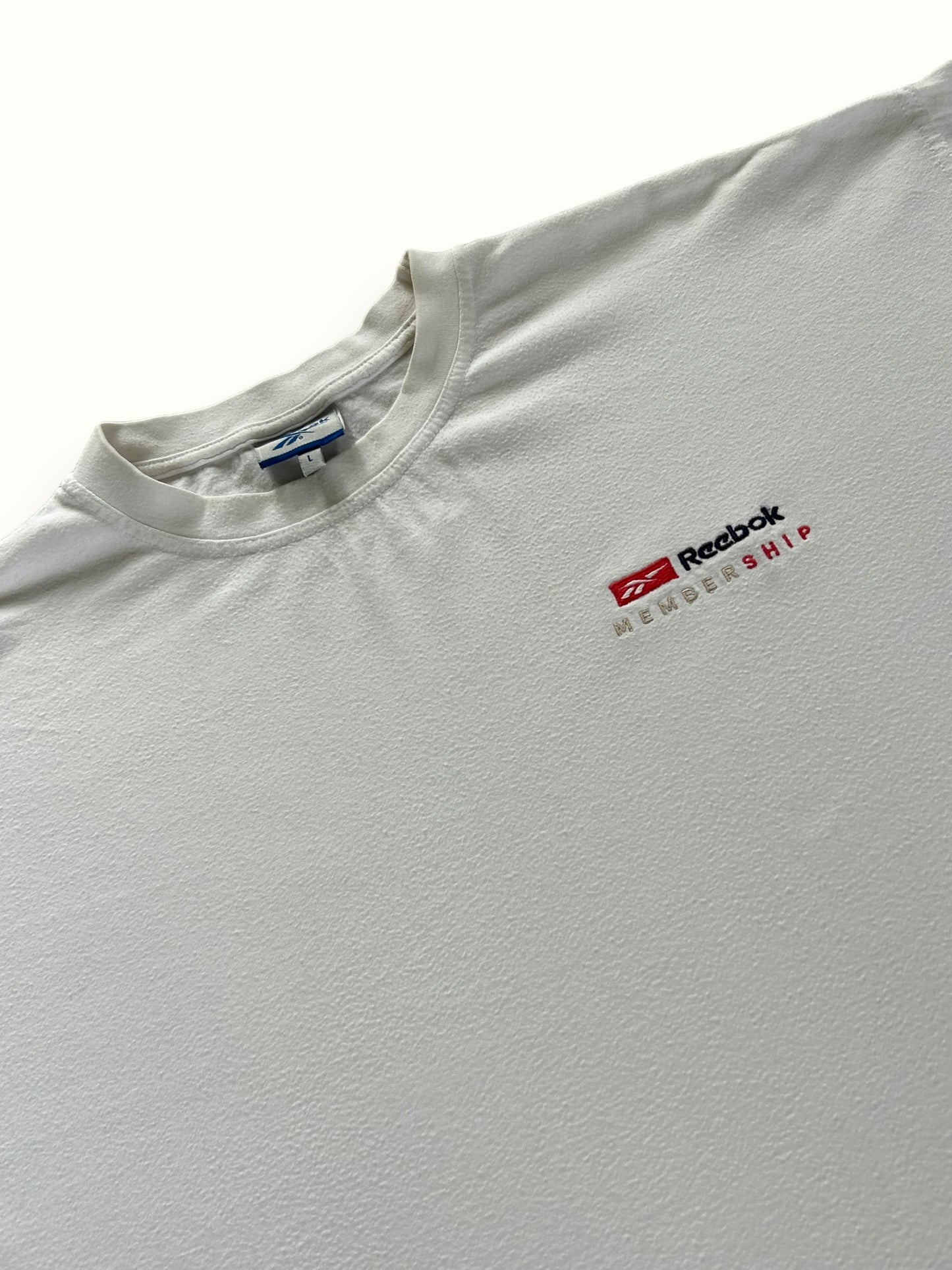 Vintage Reebok small logo tee (L)