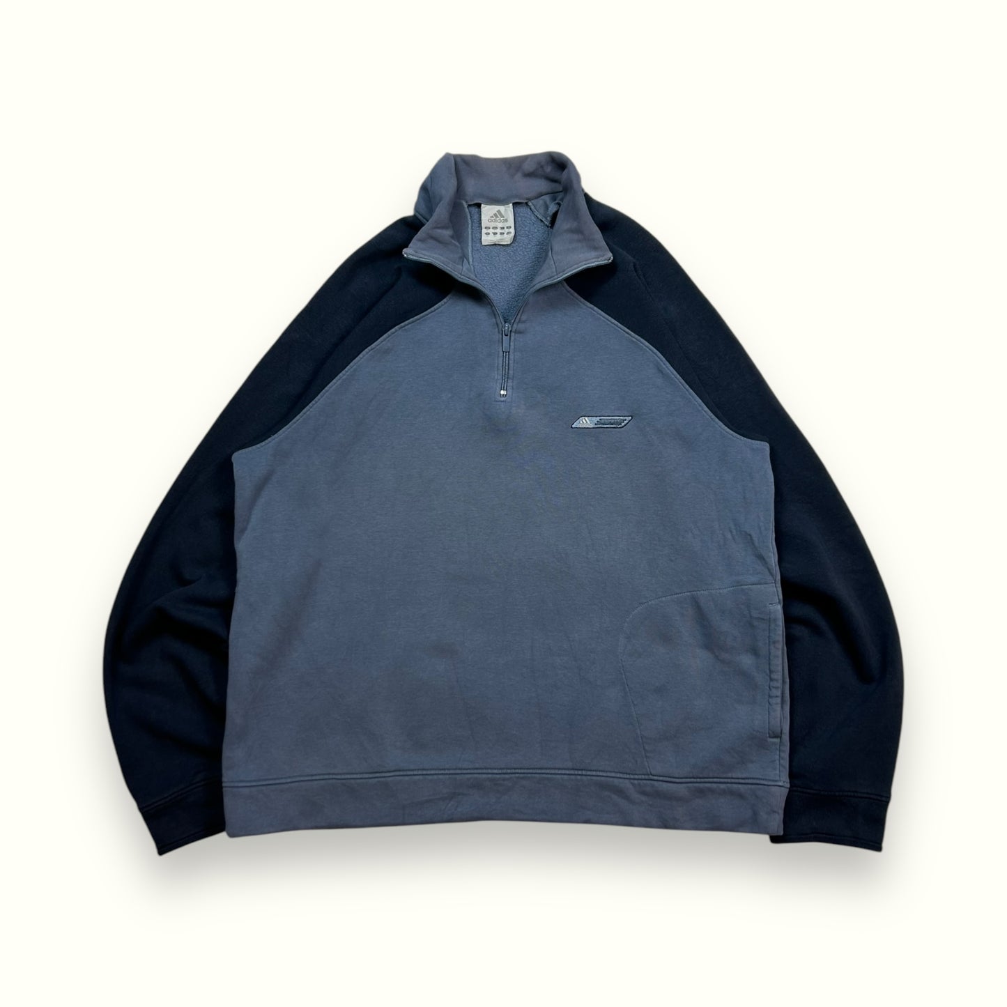 Vintage Adidas quarter zip sweatshirt (L)