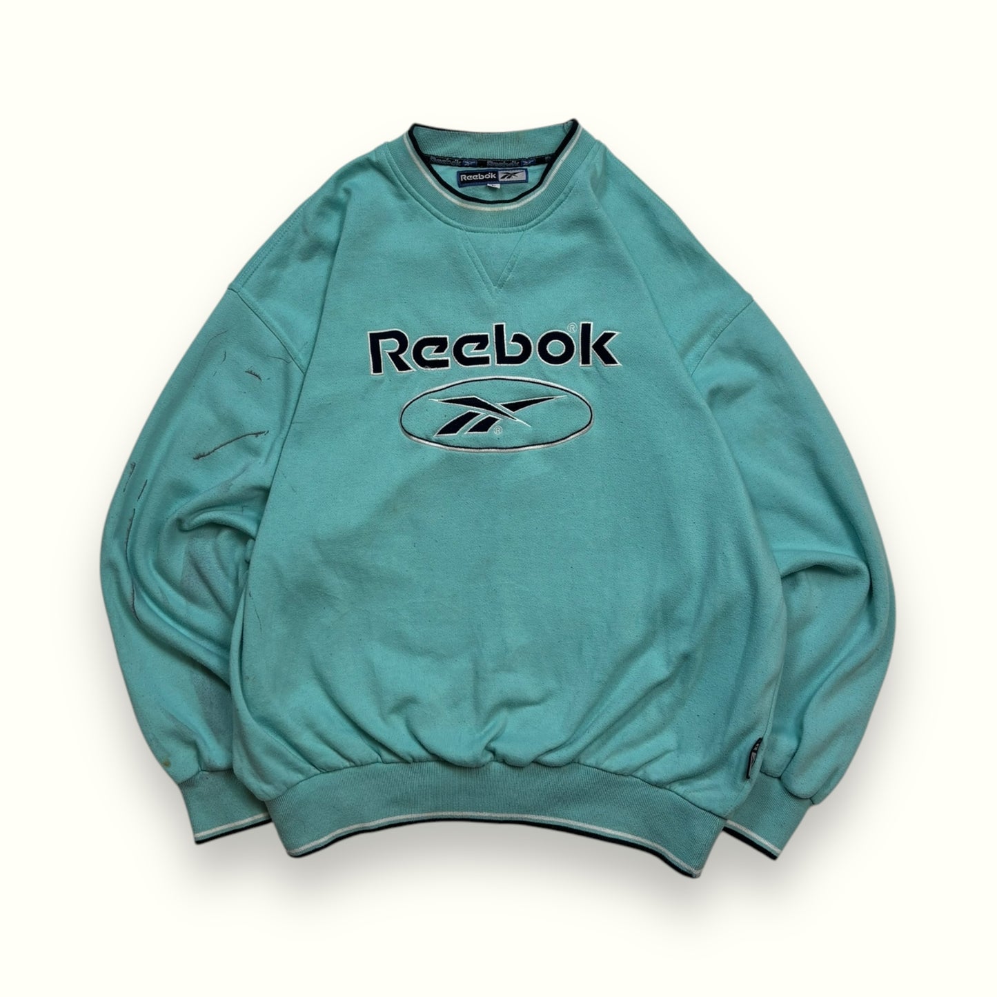 Vintage Reebok spell out sweatshirt (L)