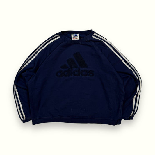 Vintage 90s Adidas centre logo sweatshirt (L)