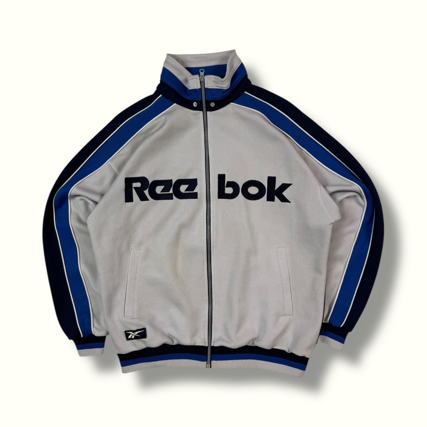 Vintage Reebok spell out track top (M)