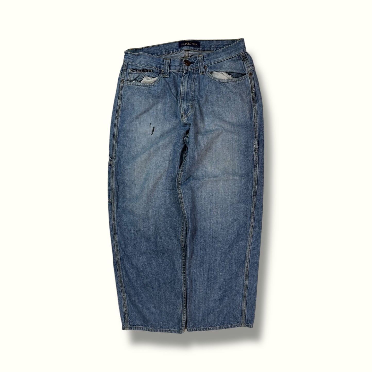 Vintage US Polo ASSN baggy jeans (W30)