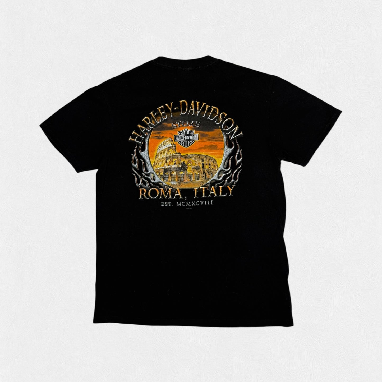 Vintage Harley Davidson Rome graphic tee (L)