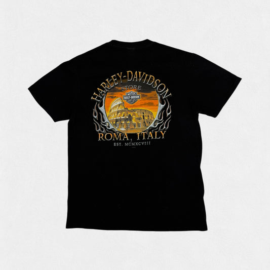 Vintage Harley Davidson Rome graphic tee (L)
