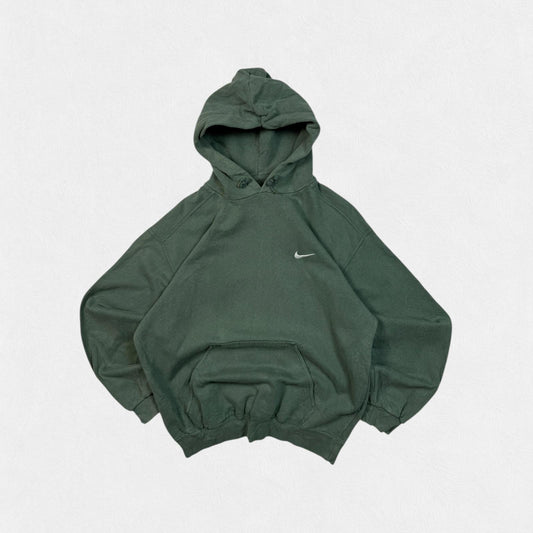 Vintage 90s Nike mini swoosh hoodie (M)