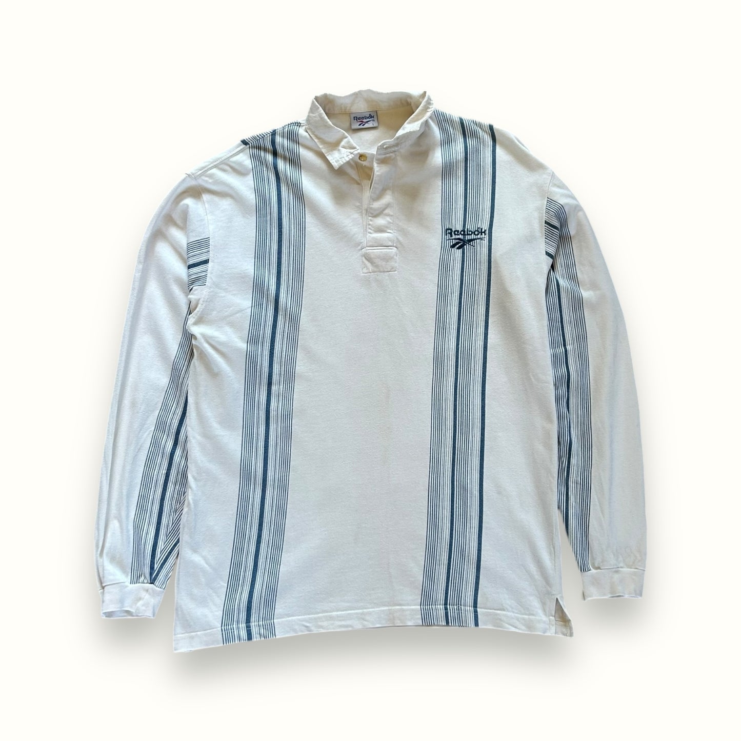 Vintage 90s Reebok rugby polo (L)