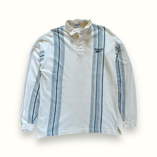 Vintage 90s Reebok rugby polo (L)