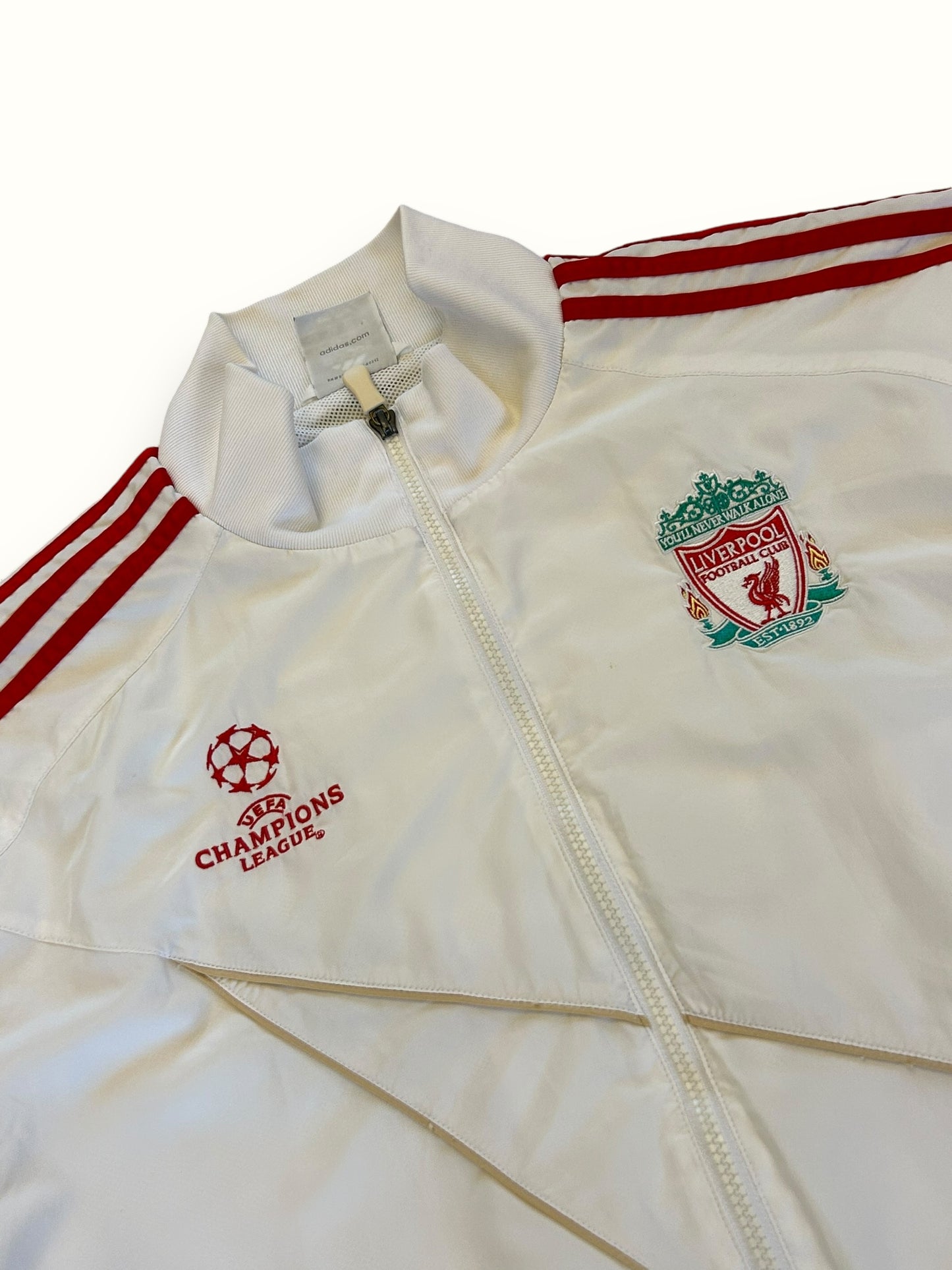 Vintage Liverpool 2009/10 Adidas champions league track jacket (L)