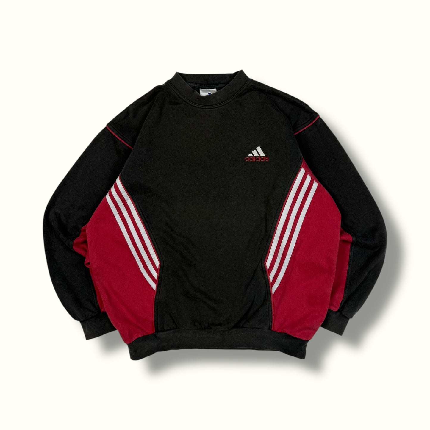 Vintage 90s Adidas colour block sweatshirt (M)