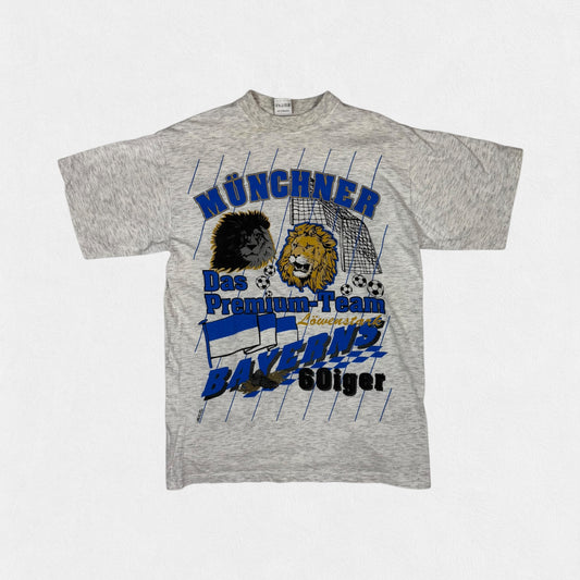 Vintage Munchen 1860 graphic all over print tee (L)