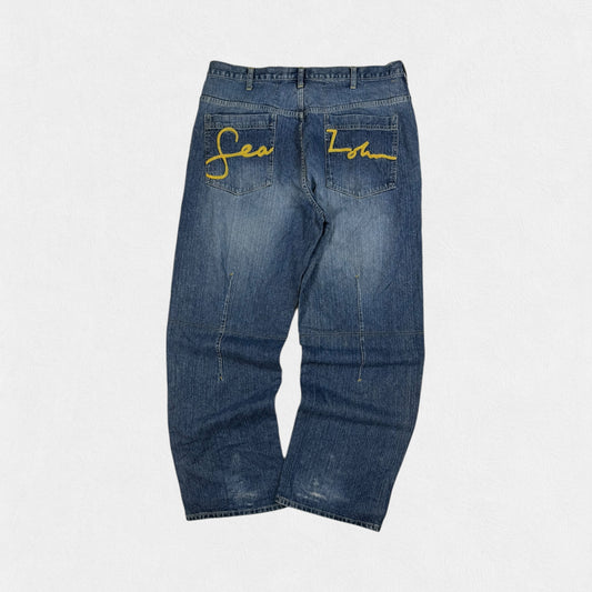 Vintage Sean John spell out baggy Jeans (W38)