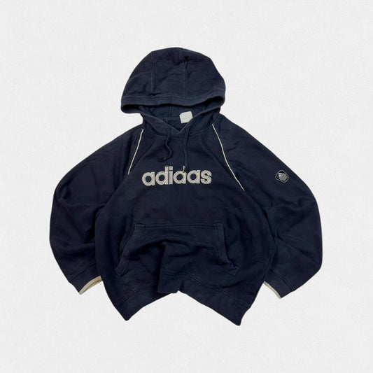 Vintage Adidas spell out hoodie (L)