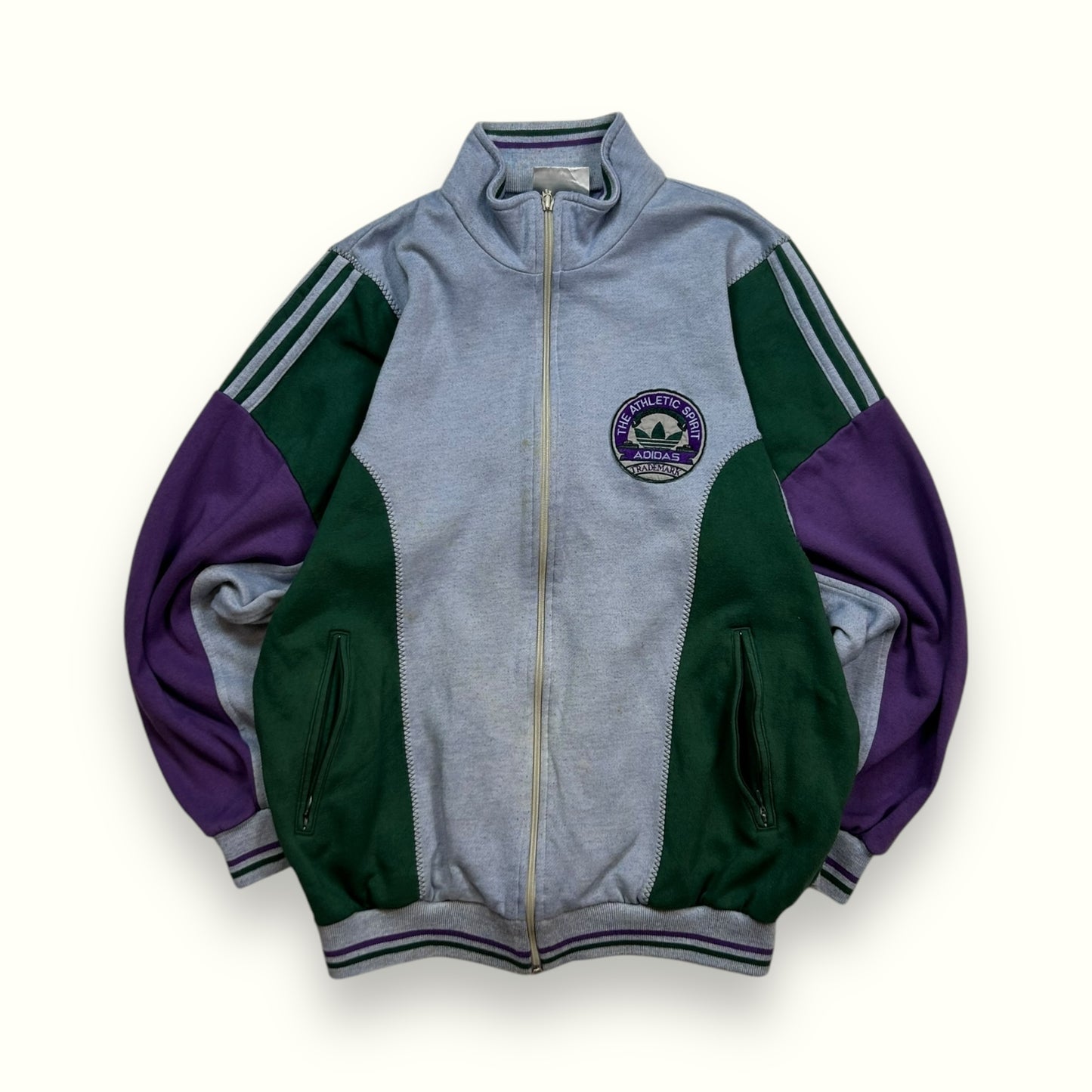Vintage 90s Adidas originals track top (M)