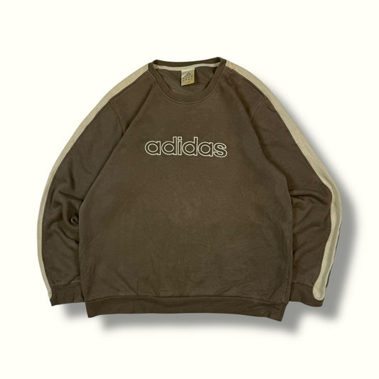 Vintage Adidas spell out sweatshirt (XL)