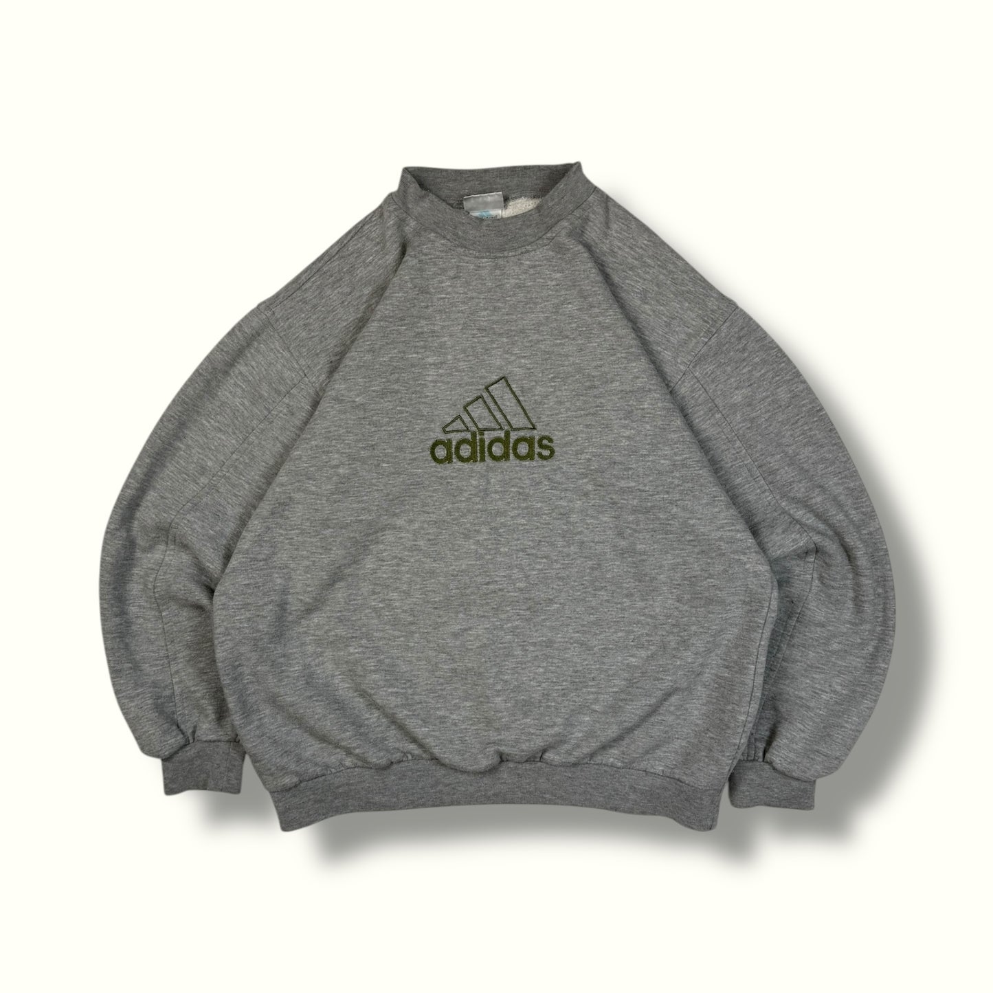Vintage 90s Adidas centre logo sweatshirt (M)