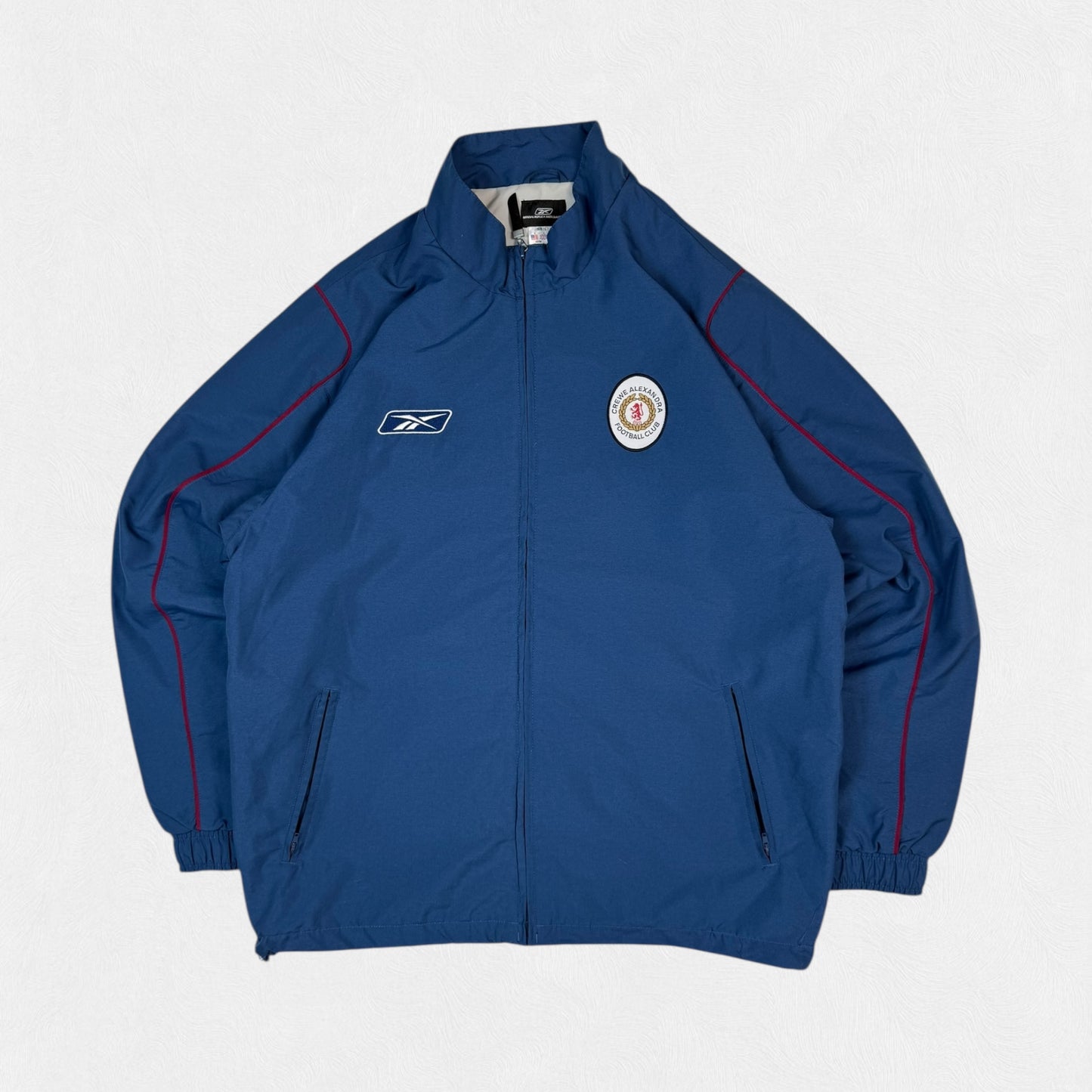 Vintage Crewe Alexandra 2002-04 Reebok football jacket (L)