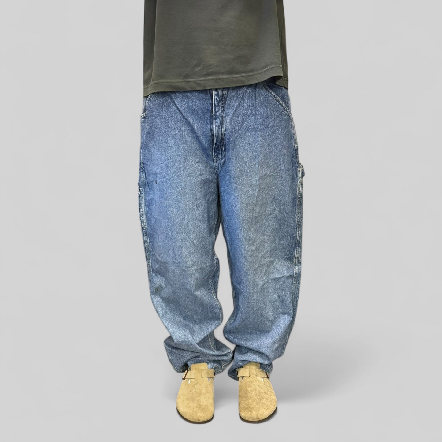 Baggy fit carpenter denim jeans (W38)