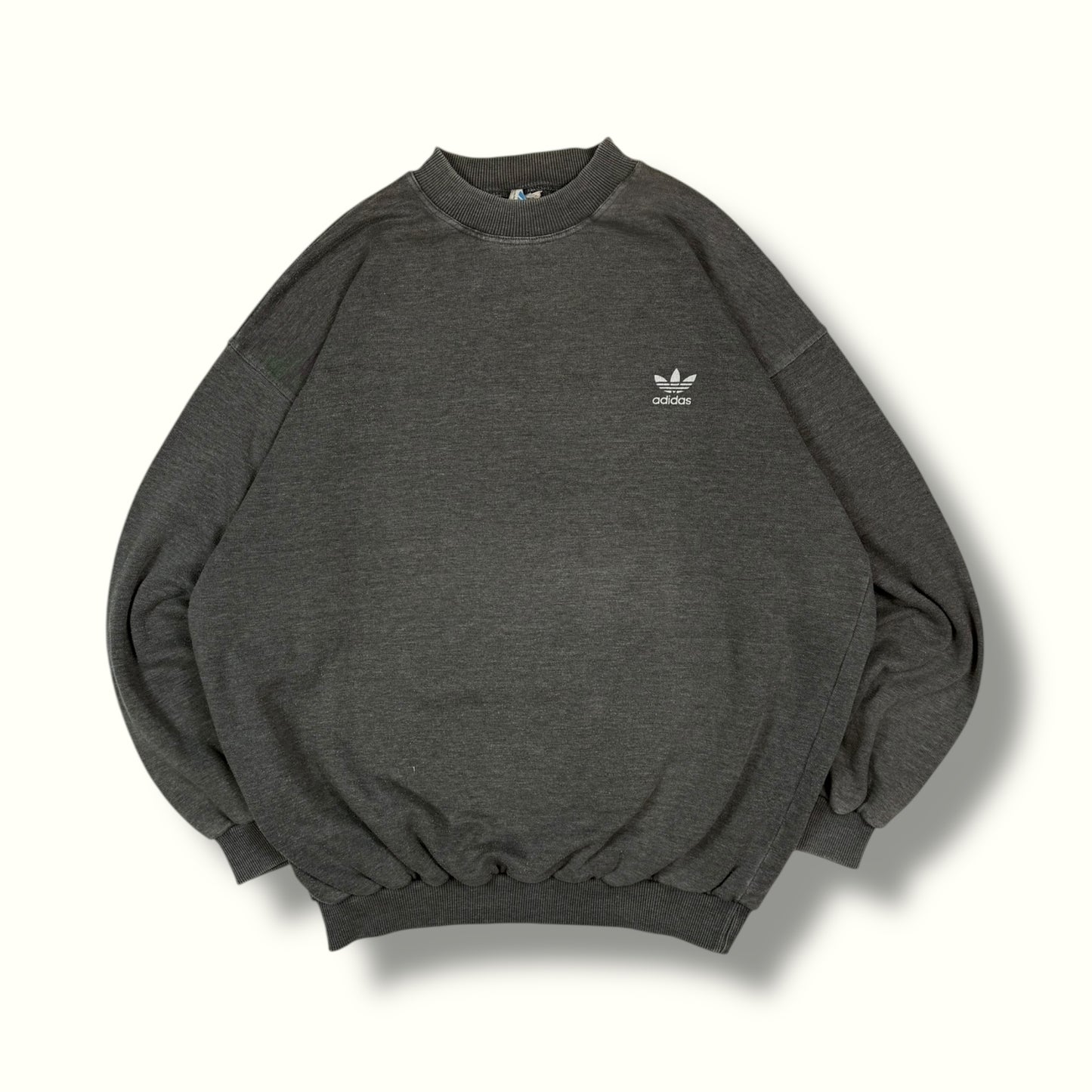 Vintage 80s Adidas originals small logo sweatshirt (L)