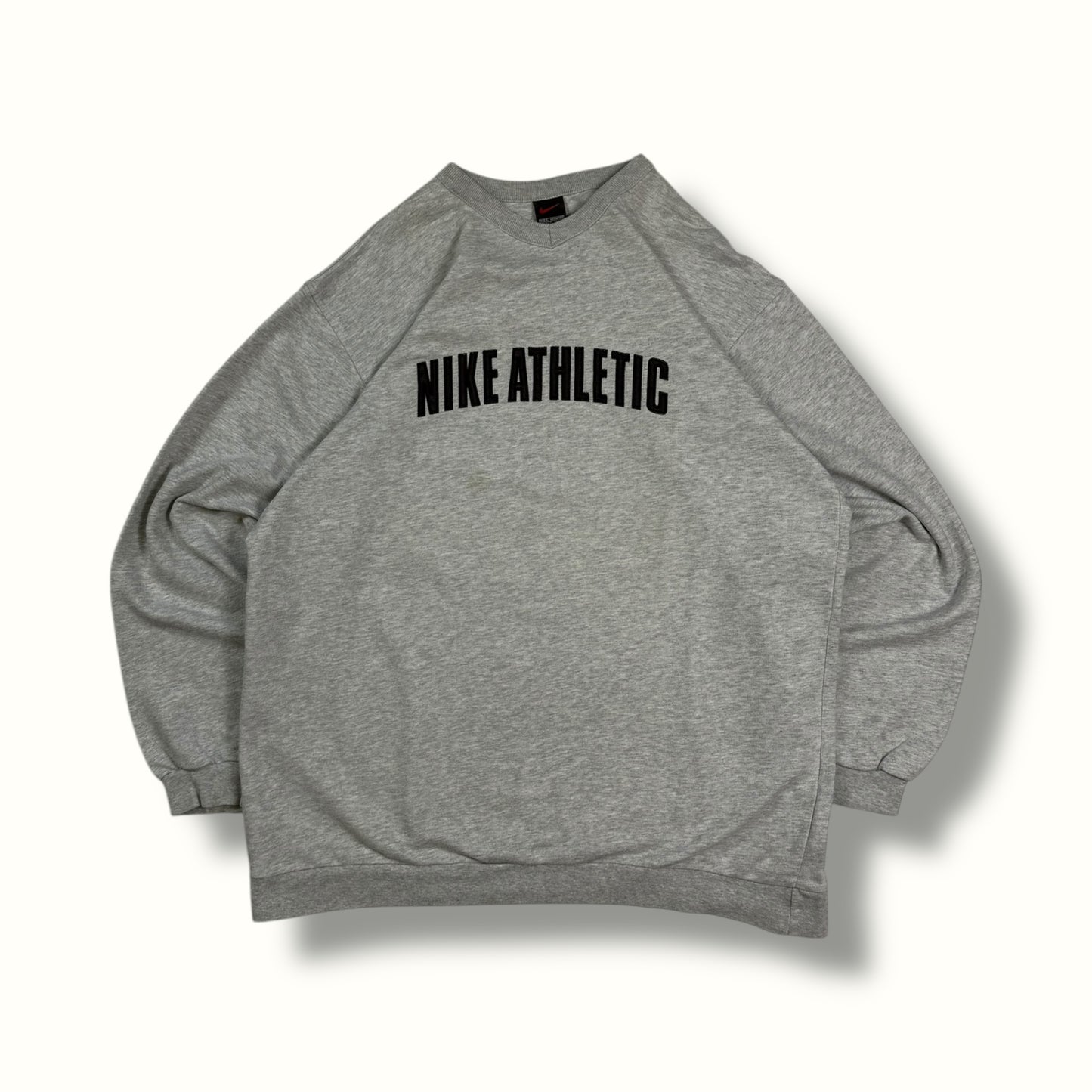 Vintage 90s Nike athletic spell out sweatshirt (XL)