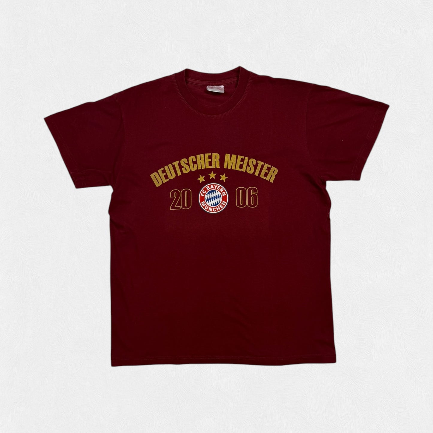 Vintage Bayern Munich 2006 graphic football tee (M)
