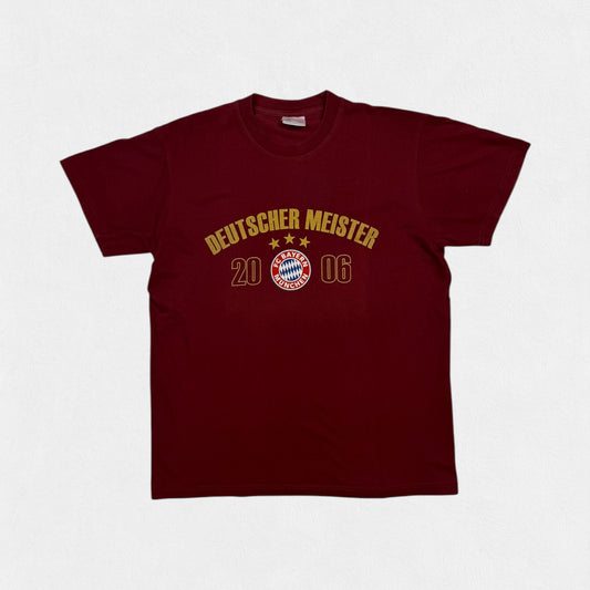 Vintage Bayern Munich 2006 graphic football tee (M)