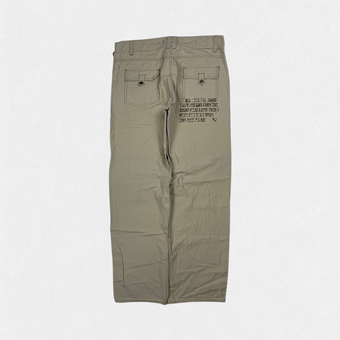 Vintage Baggy fit hip hop pants (W38)