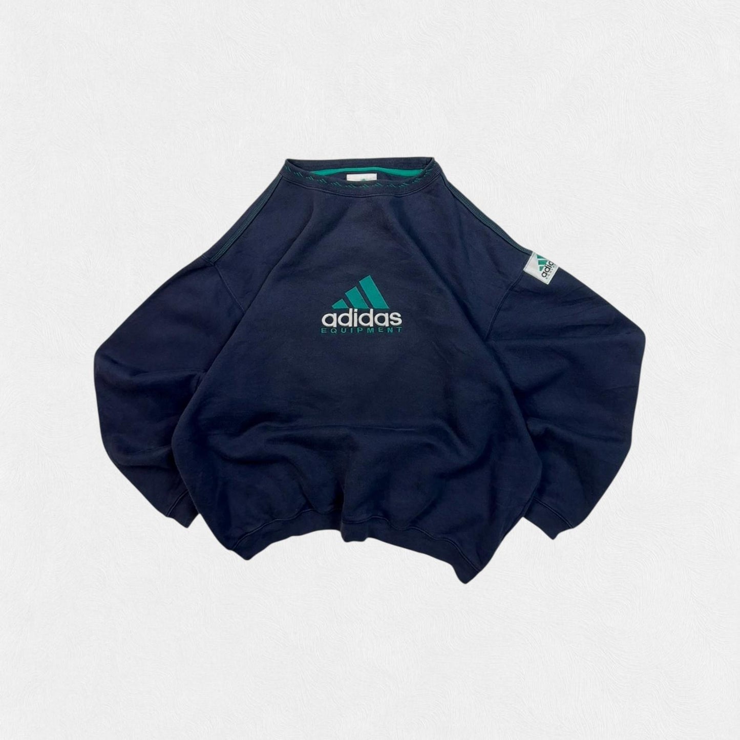 Vintage 90s adidas equipment centre logo sweatshirt (M)