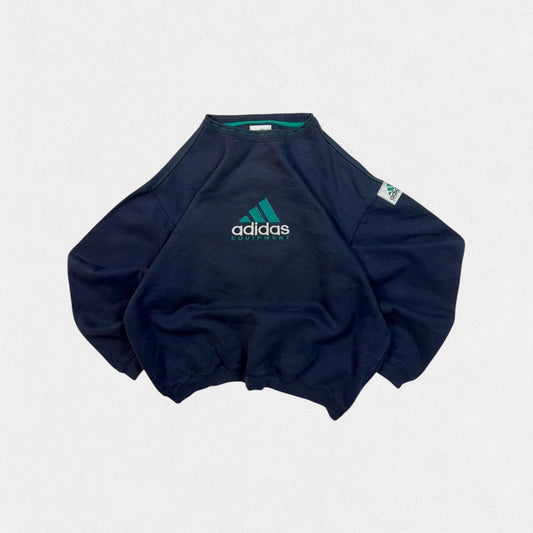 Vintage 90s adidas equipment centre logo sweatshirt (M)