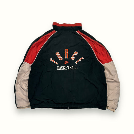 Vintage 90s Nike force basketball track jacket (XL)