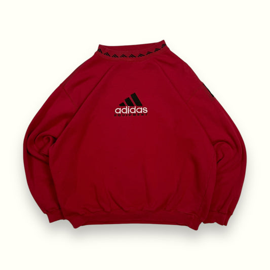 Vintage 90s Adidas equipment centre logo sweatshirt (L)