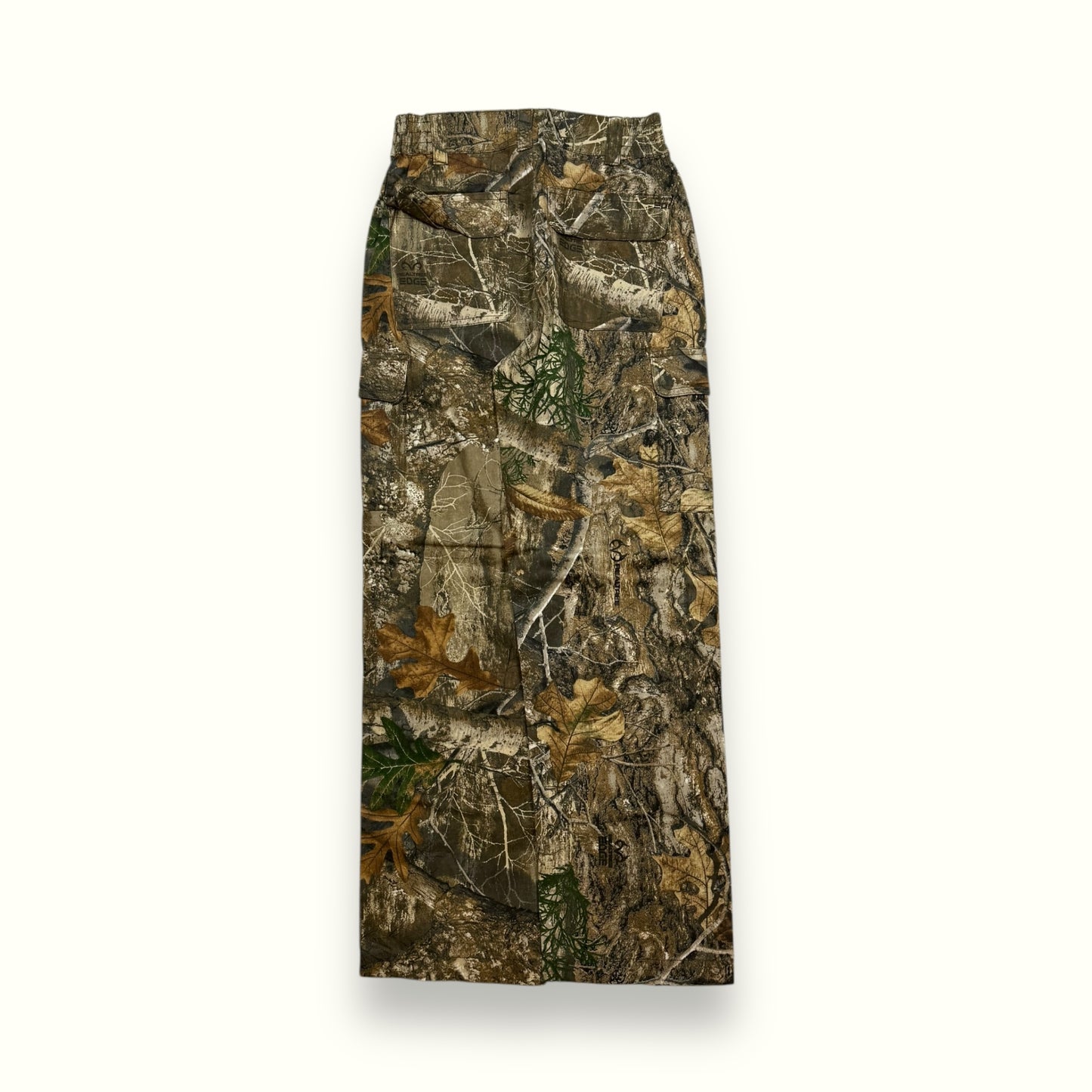Real tree baggy camo cargo pants (W28)