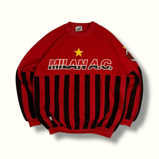 Vintage 1990/91 AC Milan spell out sweatshirt (L)