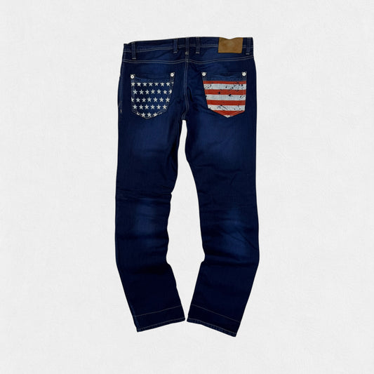 Vintage Y2K USA pocket denim jeans (W38)