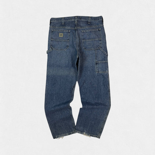 Vintage Lee dungarees baggy carpenter jeans (W34)