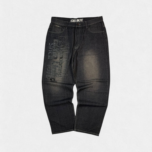 Vintage Ecko Unltd spell out baggy jeans (W38)