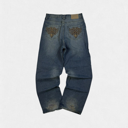 Vintage Y2K Brooklyn Xpress baggy jeans (W34)