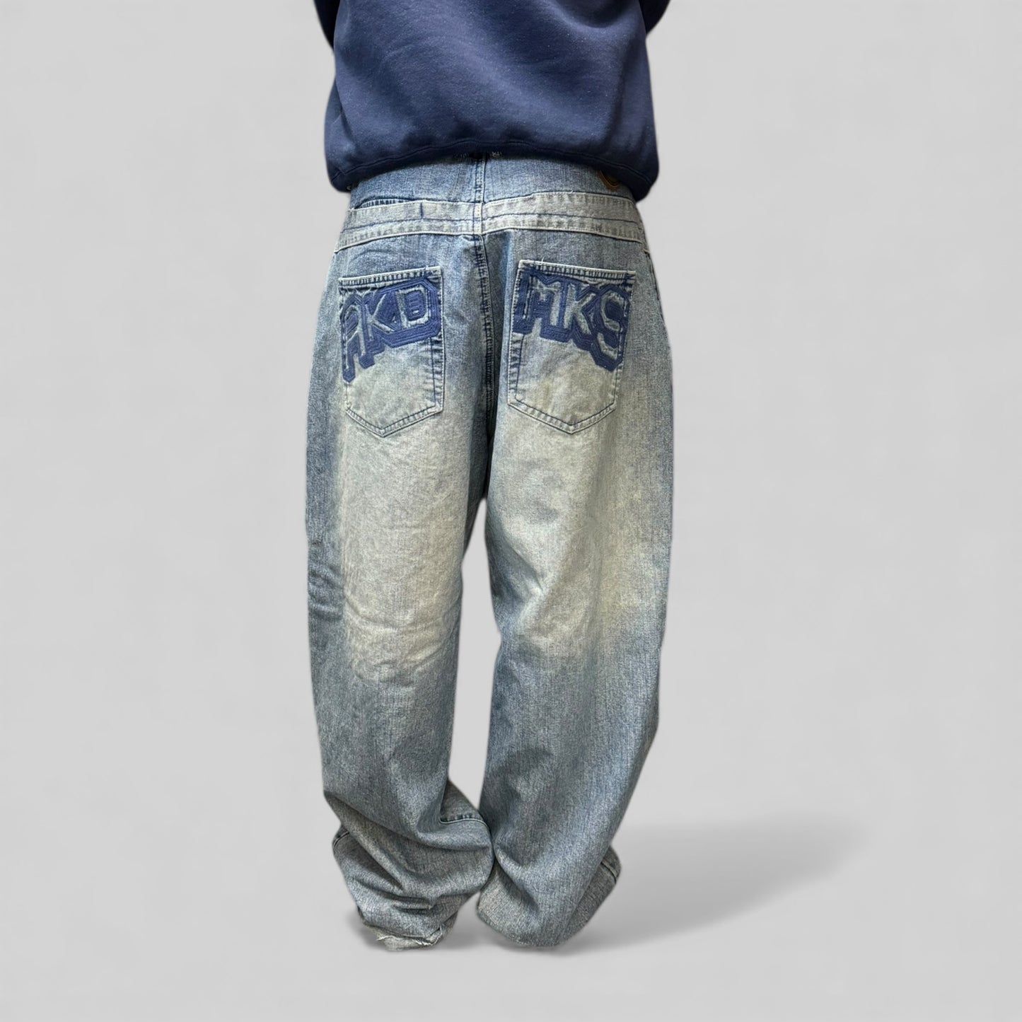 Vintage Akademiks baggy hip hop Jeans (W38)
