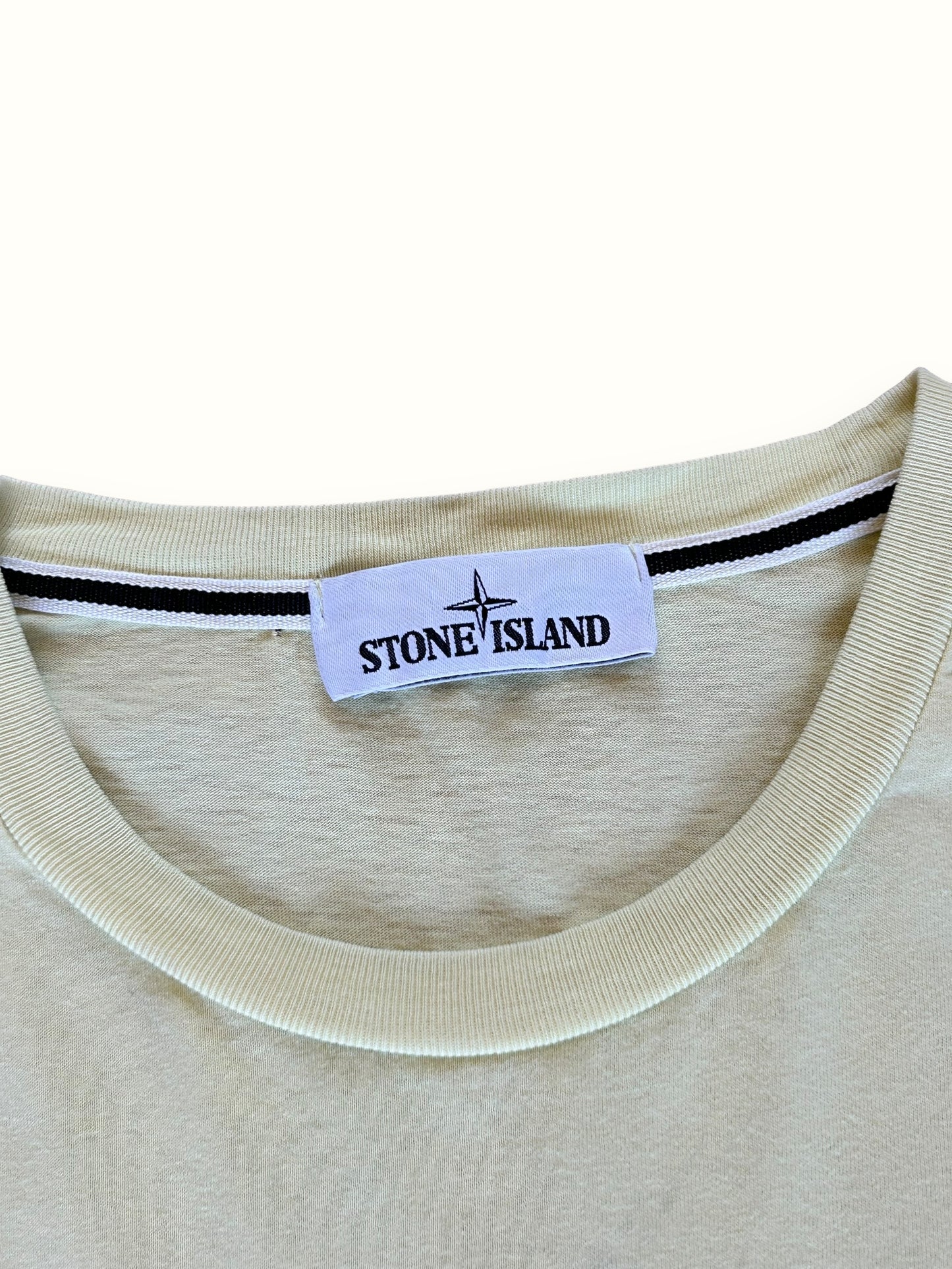 Stone Island reflective spell out tee (L)