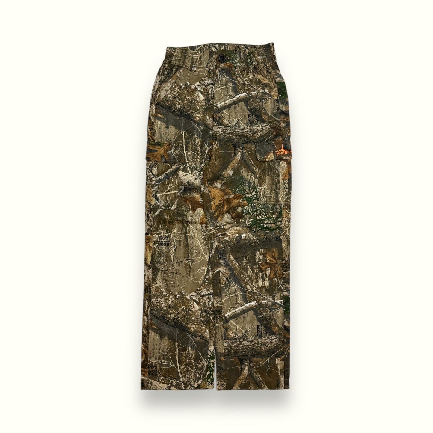 Real tree baggy camo cargo pants (W28)