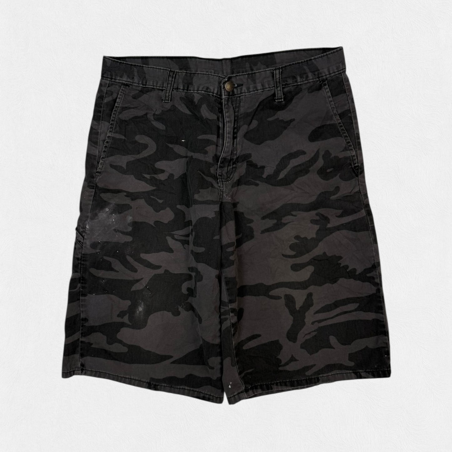 Vintage Dickies camouflage baggy work shorts (W32)