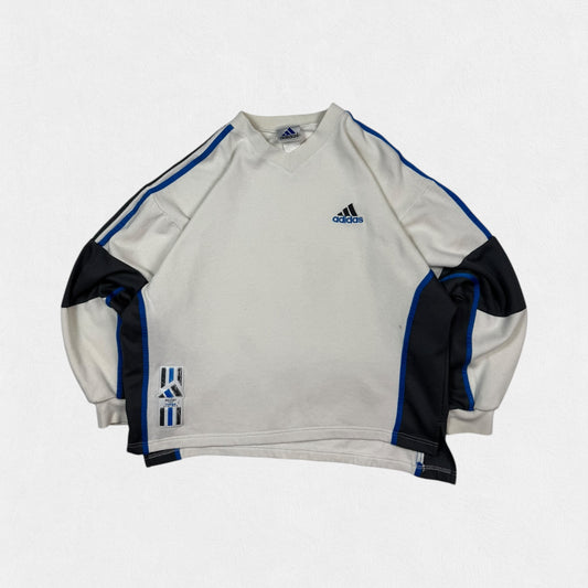 Vintage 90s Adidas colour block sweatshirt (M)
