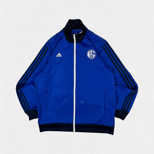 Schalke 2014/15 Adidas football track top (XL)
